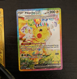Pokemon TCG Pikachu ex, Mega Gengar EX And 'Treekachu' SIR Bundle - Image 1