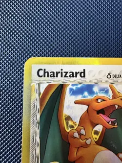 Pokemon TCG Charizard Delta Species EX Crystal Guardians Holo 4/100 HEAVY PLAY - Image 3