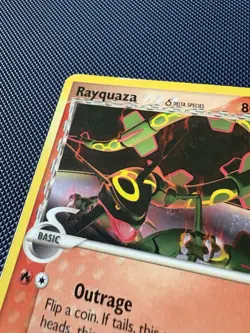 Pokemon TCG Rayquaza Delta Species NON-HOLO Fire Type MODERATE PLAY 26/110 - Image 3