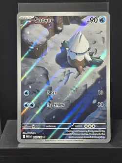 Pokemon Snover 140/132 Mega Evolution Illustration Rare Holo Near Mint - Image 2