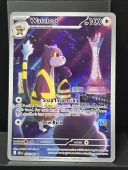 Pokemon Watchog 097/086Illustration Rare Chaos Rising Holofoil Near Mint - Image 2