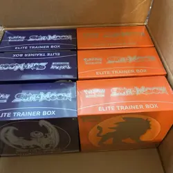 Pokemon Sun and Moon Base Set ETB Lunala Elite Trainer Box 728192530920 - Image 1