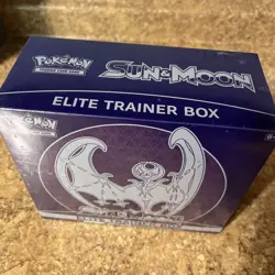 Pokemon Sun and Moon Base Set ETB Lunala Elite Trainer Box 728192530920 - Image 2