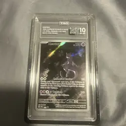 2023 POKEMON SCARLET & VIOLET MEWTWO #052 BLACK STAR PROMO 151 UPC TAG 10 - Image 1