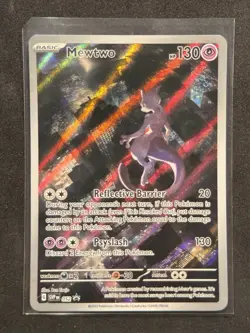 Mewtwo 052 Sv: Scarlet & Violet 151 Black Star Promo UPC - Image 1