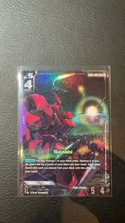 Gundam TCG Sazabi GD05-052 R+ Freedom Ascension - Image 1