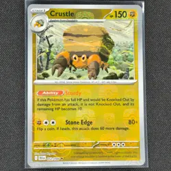 Crustle - 052/086 - Masterball Holo - Black Bolt - Pokemon Card - NM/M - Image 1