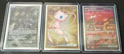 Pokemon TCG 151 UPC Promo Set Mew 053, Mewtwo 052, Metal Mew 205 - Image 1