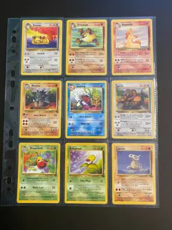 Complete Jungle Set Uncommon and Common Pokemon Cards Bundle Vintage 1999 WOTC 2 - Image 3