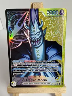 One Piece OP14-080 Gecko Moria Alt Art Leader The Azure Sea's Seven English NM - Image 1