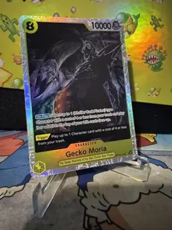 Gecko Moria Foil OP14-104 The Azure Sea's Seven One Piece - Image 1