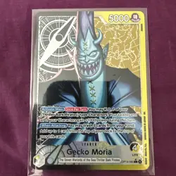 One Piece TCG | Gecko Moria OP14-080 | Leader/Alt Art | NM | English - Image 1