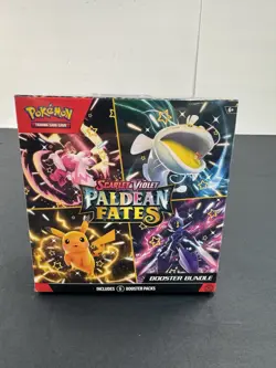 Pokemon Scarlet & Violet Paldean Fates Booster Bundle Sealed NEW SEALED - Image 1