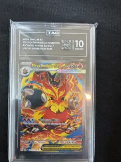 Pokemon TAG 10 Mega Emboar EX 273/217 Ascended Heroes SIR Holo ENG 2026 - Image 1