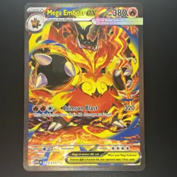 Mega Emboar ex Ascended Heroes 273/217 SIR Pokemon CCG - Image 1