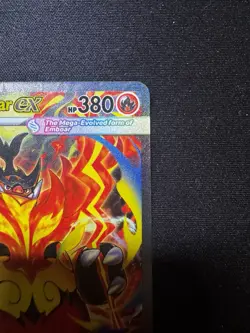 Pokemon Mega Emboar EX SIR 273/217 Ascended Heroes Special Illustration Rare - Image 3
