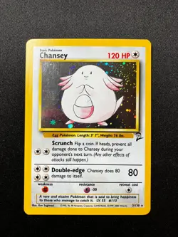 Chansey - Base set 2 Holo - 3/130 - Pokemon - MP - Image 1