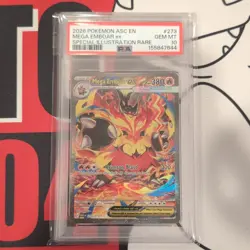 Pokemon TCG PSA 10 2026 Mega Emboar ex SIR Holo Me: Ascended Heroes 273/217 - Image 1