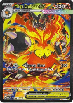 Mega Emboar ex 273/217 - SIR - Ascended Heroes - Pokemon TCG - Image 1