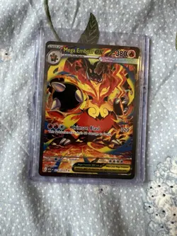 Pokemon TCG; Mega Emboar EX SIR #273/217; Ascended Heroes Pack Fresh - Image 1