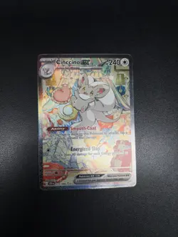 Pokemon TCG Cinccino ex 119/086 Chaos Rising Full Art Holo Rare English - Image 1
