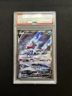 Suicune V Ultra Rare GG38/GG70 PSA 9 MINT - 2023 Pokemon TCG Crown Zenith Galar - Image 1
