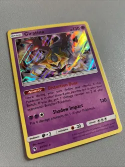 Pokemon TCG Lost Thunder Giratina Holo 97/214 NM Condition - Image 2
