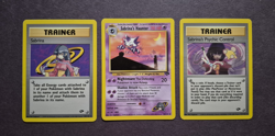 Nintendo WOTC Pokemon TCG Gym Challenge 3-Card Lot Sabrina - Image 1