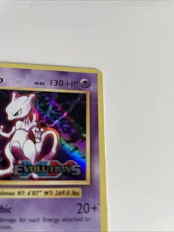 STAMPED Mewtwo 51/108 XY Evolutions Pre-Release Promo Pokemon TCG Card LP+ - Image 5