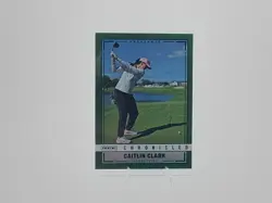 2025 Panini Caitlin Clark Chronicled Snapshots Golf Green Holo #95 - Image 1