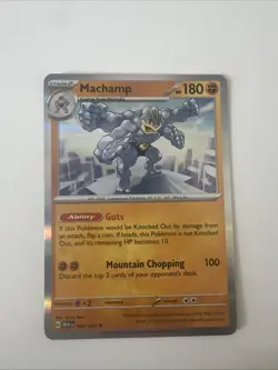 Machamp 068/165 Rare 151 Pokemon Holo Near Mint - Image 1