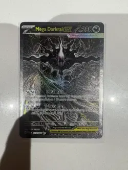 Mega Darkrai EX 116/084 SR Full Art Pitch Black PACK FRESH - Image 1