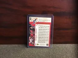 1995-96 Collector's Choice Player's Club #195 Michael Jordan 🏀🔥🐐 Bulls HOF - Image 2