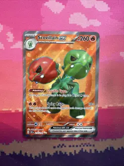 Pokemon Card Scovillain ex 216/191 Ultra Rare Surging Sparks Near Mint - Image 1