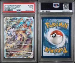 2023 Pokemon Sword And Shield Crown Zenith Mewtwo VSTAR #GG44 Full Art PSA 9 - Image 3