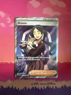 Pokemon Card Drasna Surging Sparks Full Art Ultra Rare 231/191 Near Mint - Image 1