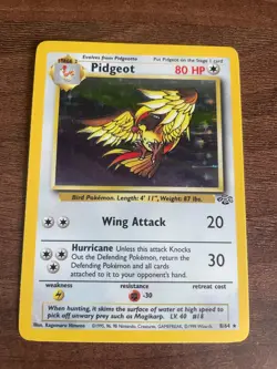 Pokemon Pidgeot 8/64 Holo Rare TCG Jungle (Unlimited) NM - See Pictures - Image 2