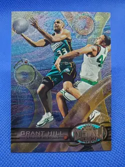 1997-98 Metal Universe GRANT HILL Basketball card DETROIT PISTONS #64 - Image 1