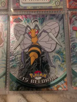 Pokemon 2000 Topps Chrome #15 Beedrill - Image 1