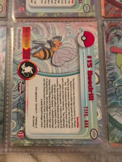 Pokemon 2000 Topps Chrome #15 Beedrill - Image 2