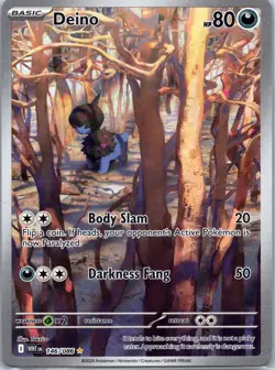 Deino Full Art Holo Illustration Rare WHT SV: White Flare 146/086 NM - Image 1