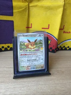 Pokemon - Eevee - Pokemon Day Stamp - 074/131 - SV Prismatic Evolutions Promo - Image 1