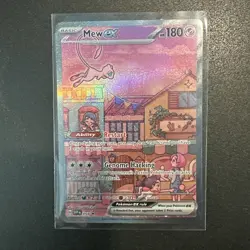 [NM] Mew ex SVP 053 Scarlet & Violet Promo Holo 180 HP English 2023 - Image 1