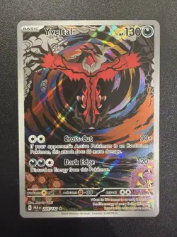 Pokemon TCG Yveltal 205/182 Illustration Rare Paradox Rift - Image 1