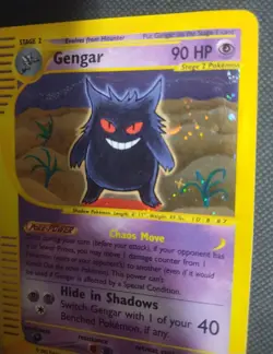 Gengar Holo Foil Rare 13/165 E-Reader Series Pokemon Expedition Vintage Grail 🔥 - Image 4