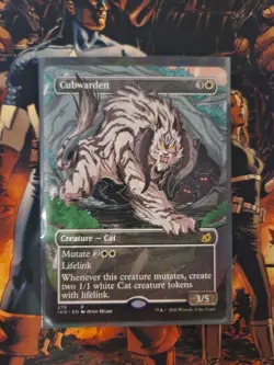 MTG Cubwarden Showcase Borderless Ikoria Lair of Behemoths Magic The Gathering - Image 1