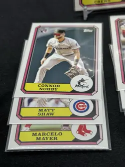 2025 Topps Archives Boardwalk And Baseball (Lot of 11 cards) - Crews, Holliday - Image 3