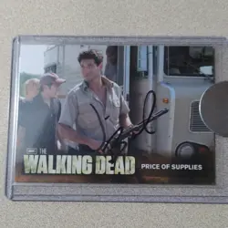 The Walking Dead 2012 Autographed Cards Jon Bernthal Sarah Wayne Callies Lot - Image 1