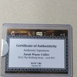 The Walking Dead 2012 Autographed Cards Jon Bernthal Sarah Wayne Callies Lot - Image 4