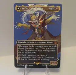 x1 Kefka, Court Mage Kefka, Ruler of Ruin FIN MTG 398 BORDERLESS MYTHIC 1x - Image 1